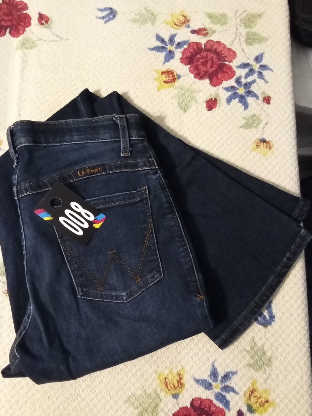 Wrangler Dark Blue Flare Jeans